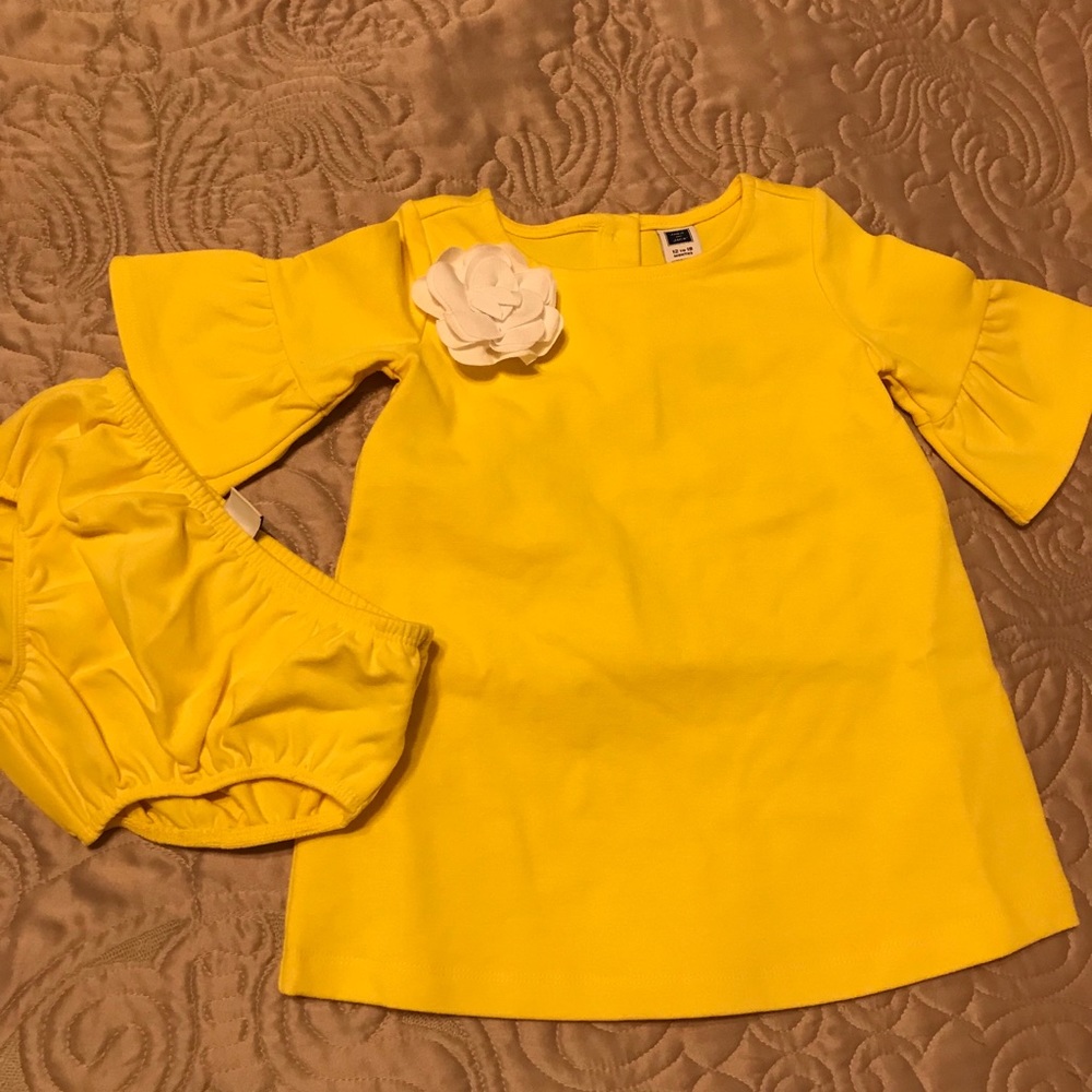 Janie and Jack Yellow dress